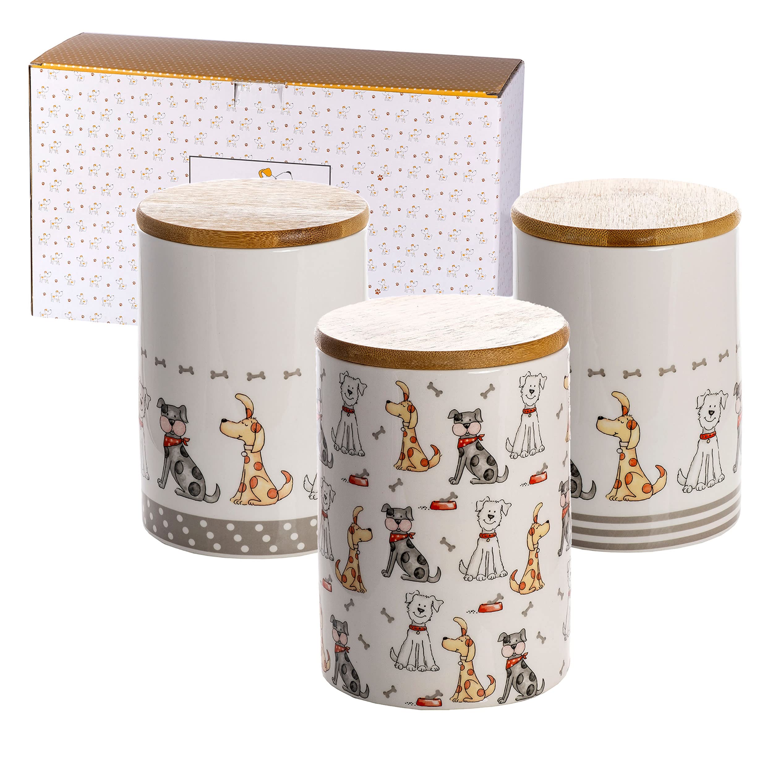 Portafoto A Cuore In Legno Con 3 Cornici Per Gatti – Decorazione Parete Spotted Dog