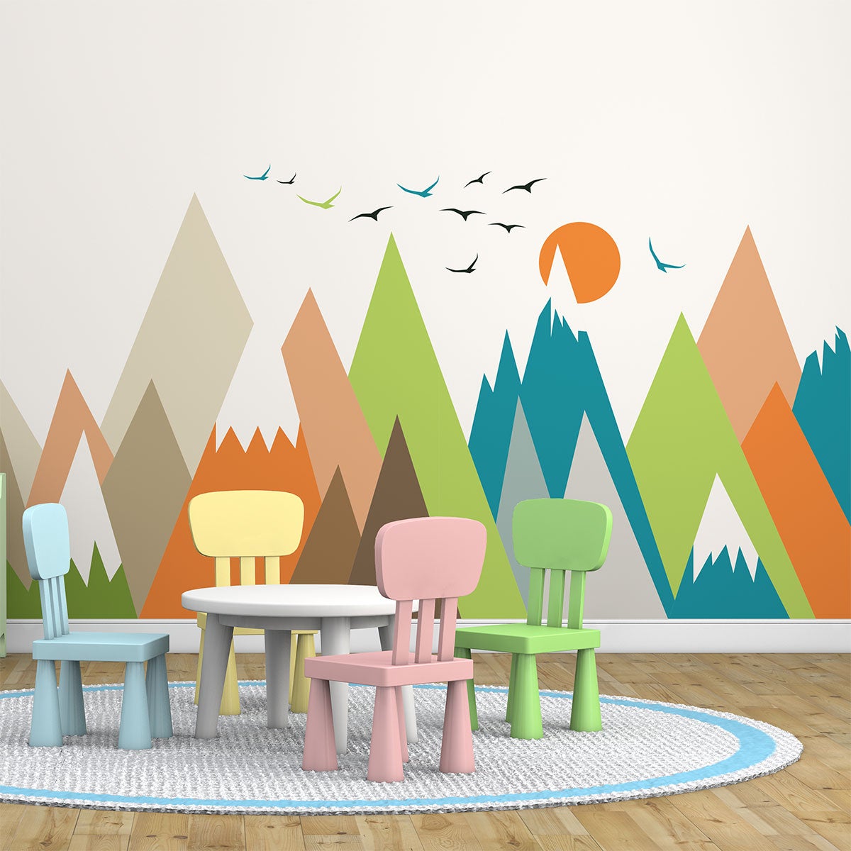 Adesivo bambino di montagna scandinavos hizuka - Sticker adesivo - adesivi murali - 50x75cm - 3