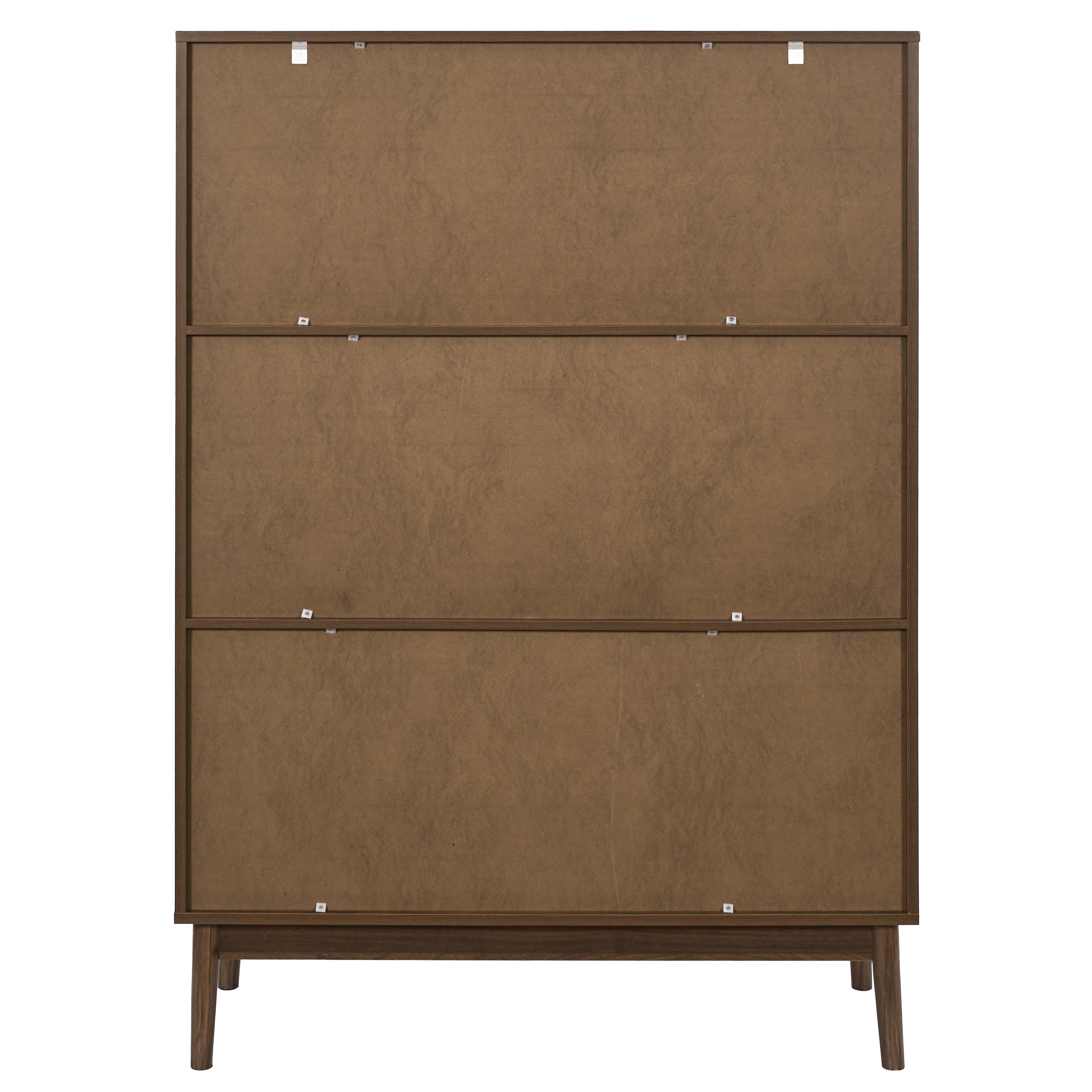 Bibliothèque pour Séjour en MDF Marron H. 140 x l. 35 x P. 35 cm - 4