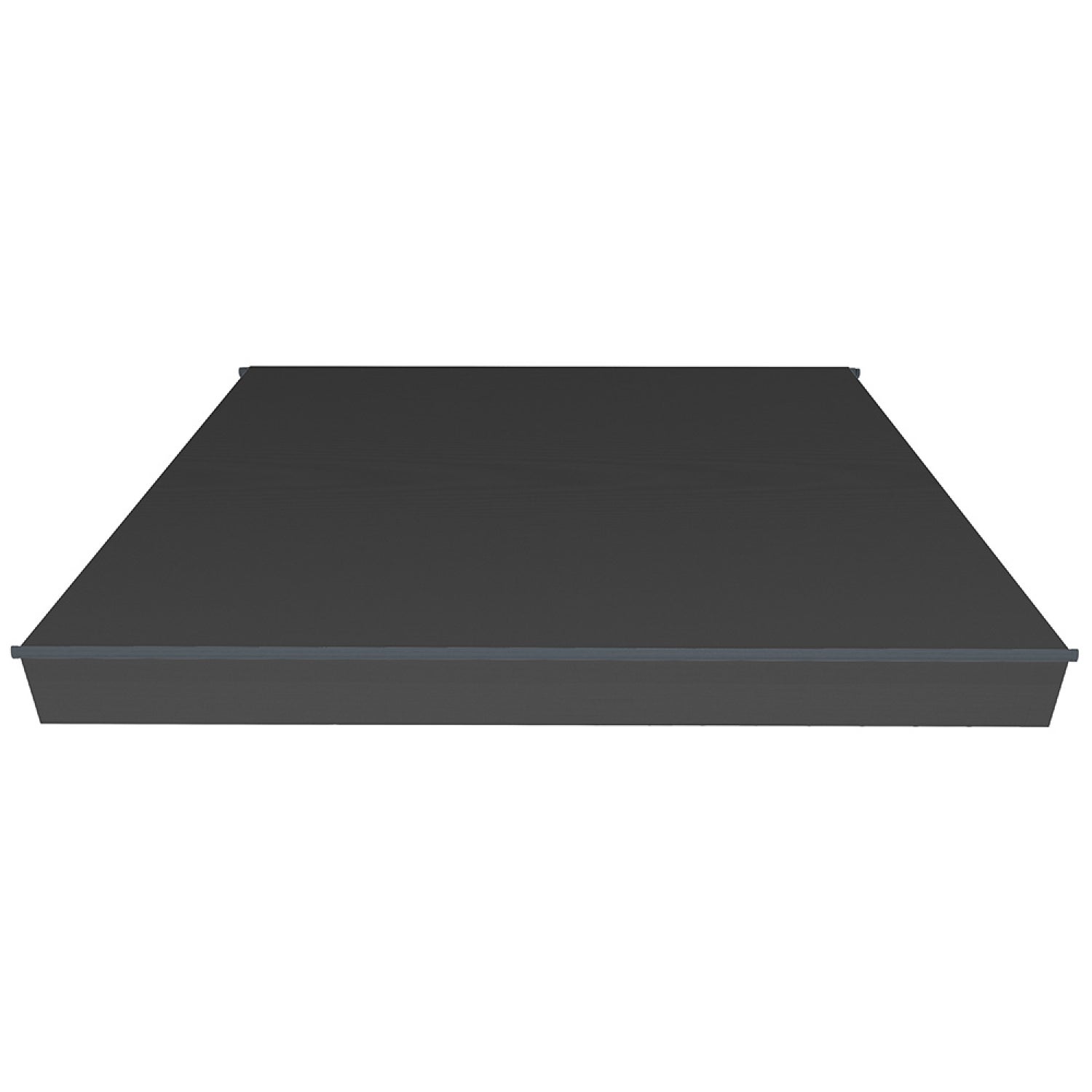 Store banne manuel 2,95 x 2,5 m en aluminium avec toile gris ADRO - 4