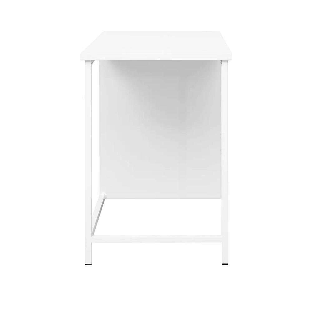 Biurko Vidaxl Industrialne z Szufladami Stal Biały 105x52x75 cm