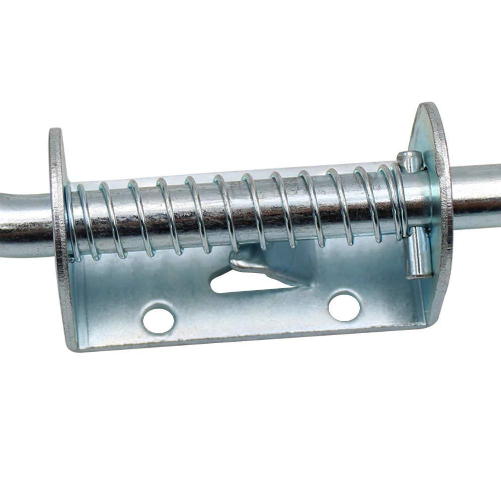 2 Chiavistelli A Molla Per Cancello - 128 Mm, In Acciaio Inox 304, Per Porte E Finestre - Foto 10