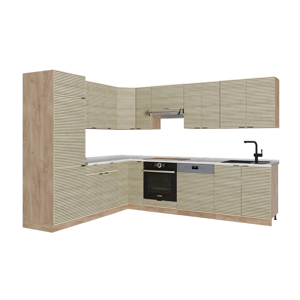 Salontafel Bink 90x90x36 Zwart Eiken Fineer