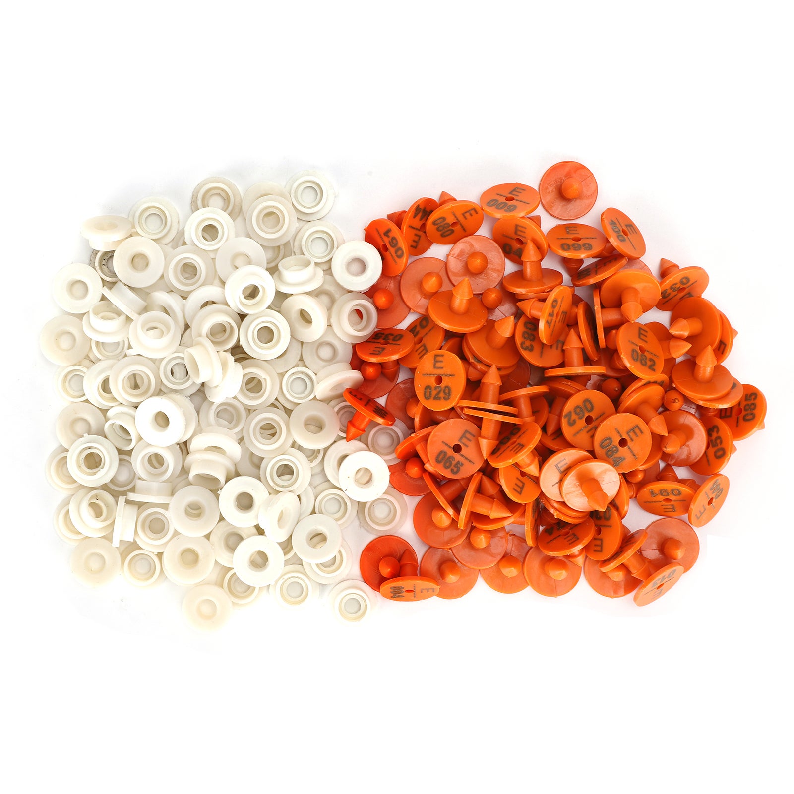 100 set di etichette numerate per conigli, marcatori di identificazione degli animali, etichette per fattorie - 3