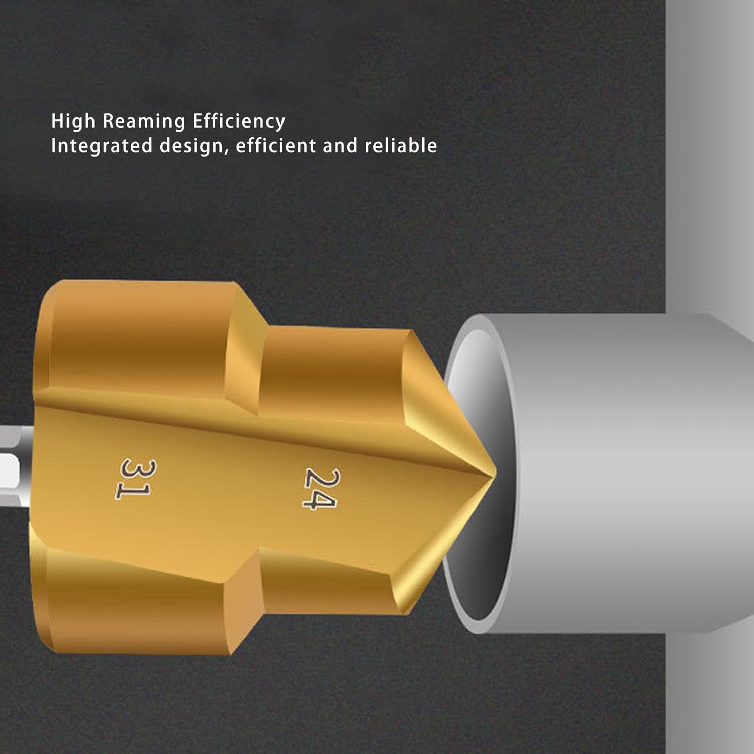 Lot de 3 forets alésoirs pour tuyaux en PVC, es, pour alésoirs de tuyaux en plastique PVC, extenseur de tuyaux pour tuyaux en PVC et PPR - 3