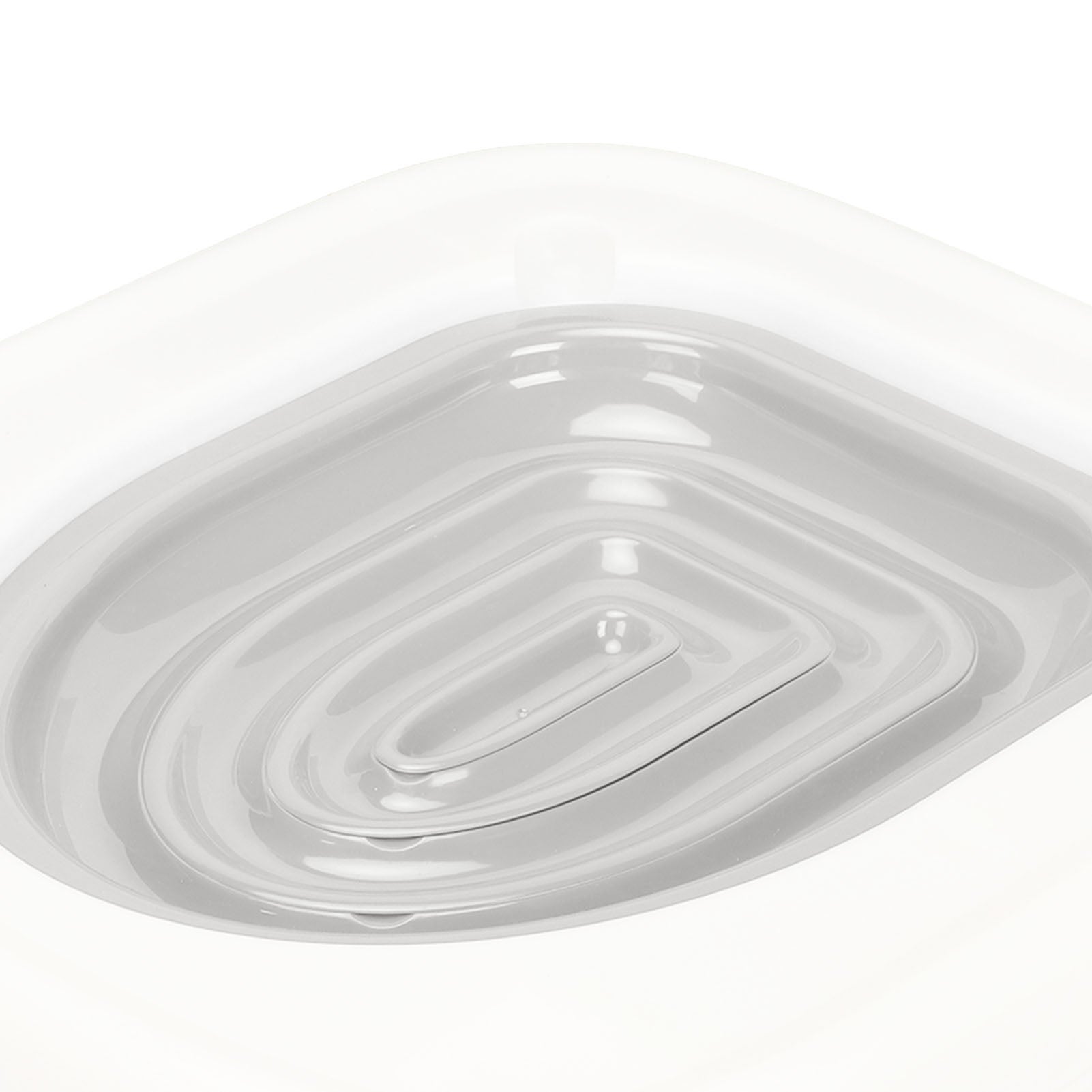 Kit de entrenamiento para gatos ABS 36,5x32,5x12cm Asiento tipo inodoro Fácil limpieza para gatitos Gris – ComfortXL - 5