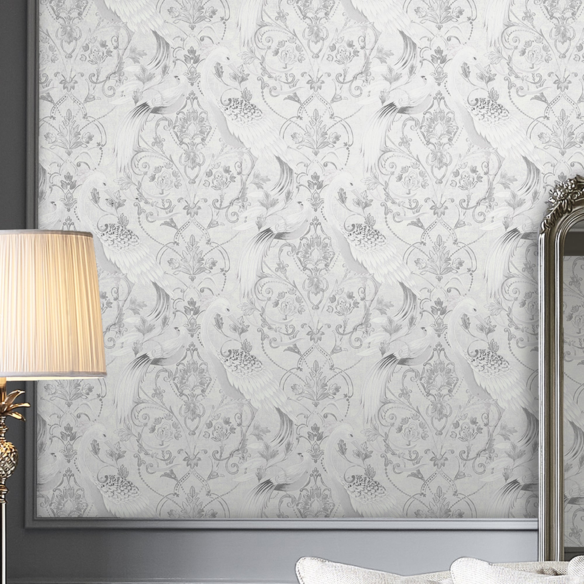 Laura Ashley Tapeta filzelinowa TREGARON 10 m x 52 cm