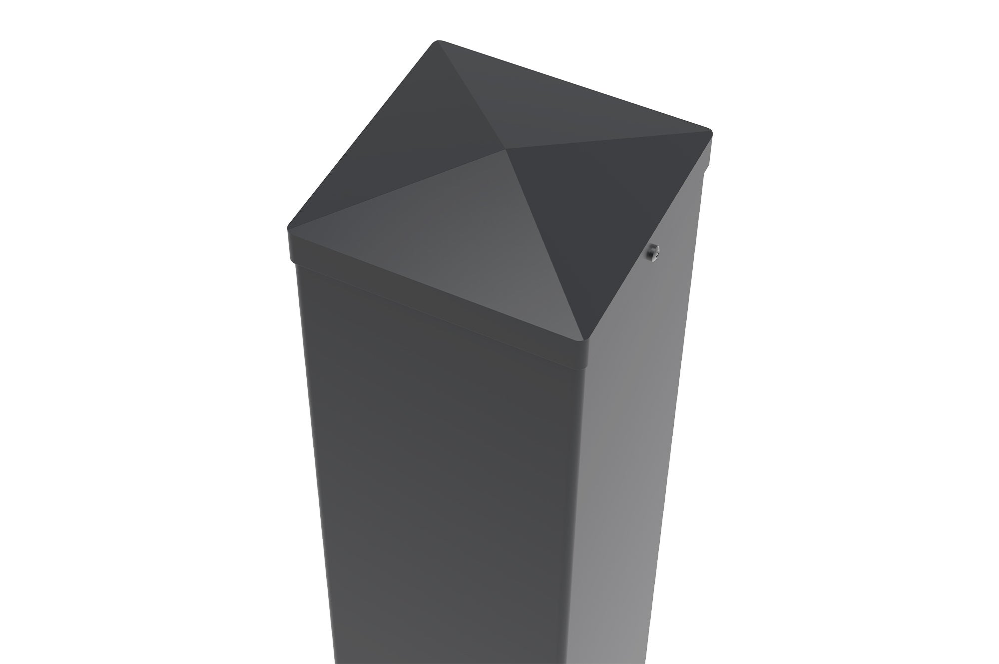 Lot de 2 poteaux en fer CARMO 15x15cm H.145cm noir - 8