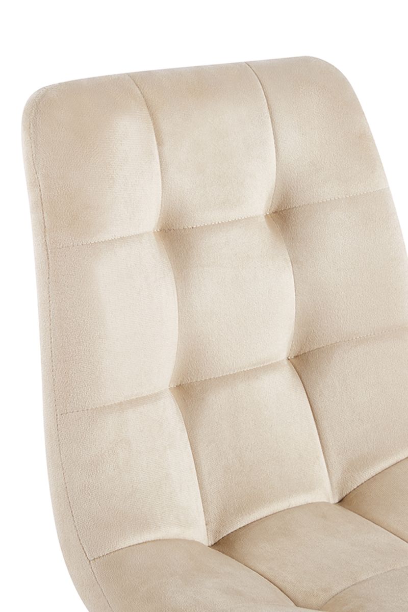 Cadeira Stuhl Veludo - Beige - 5