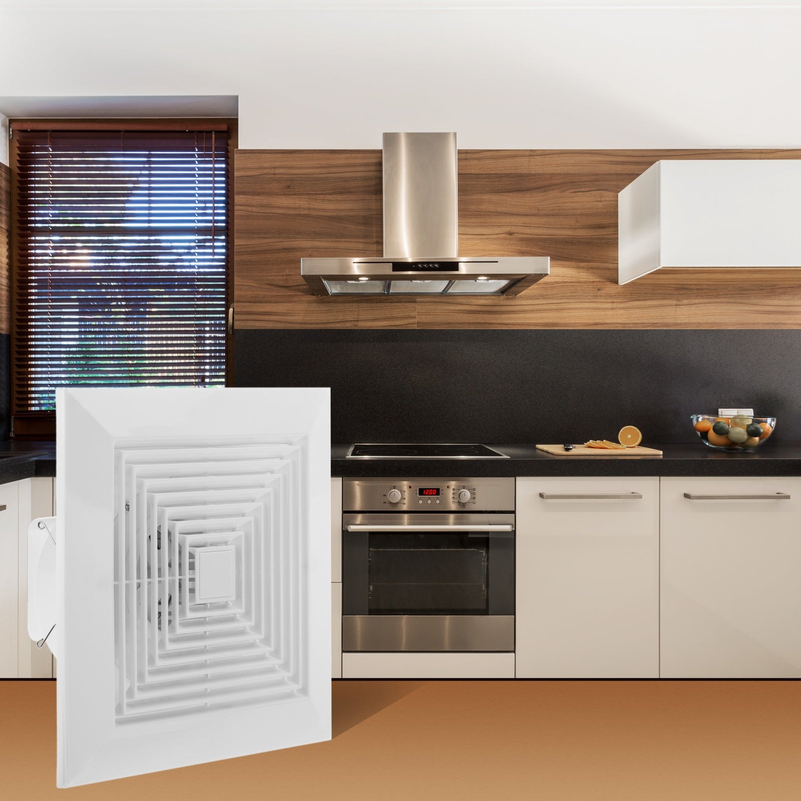 ASPIRATORE ARIA DA MURO 15W ESTRATTORE ELIMINA ODORI CASA Ufficcio Bagno 10176853 - Foto 6