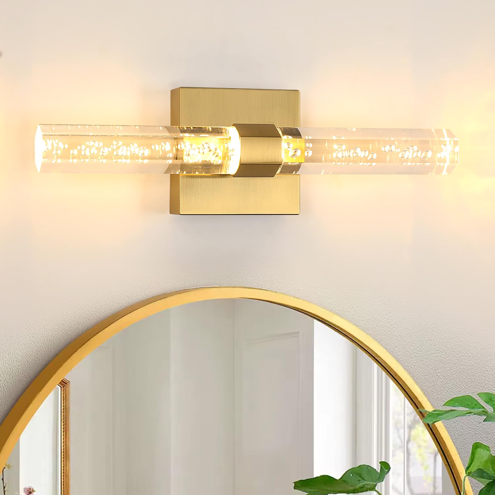 Candeeiro de Parede LED Interior Lâmpada de Parede Rotativa Dourado ...