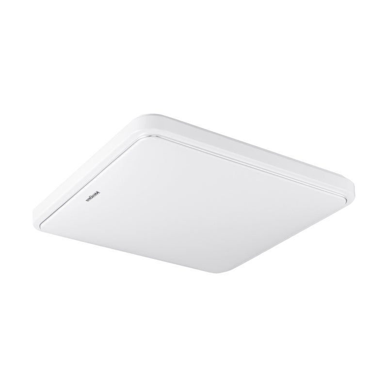 Plafon Sola kwadratowy biały LED 20W 4000K 1360lm z czujnikiem ruchu wym: 6,8 x 28 cm IP44 tworzywo sztuczne Struhm
