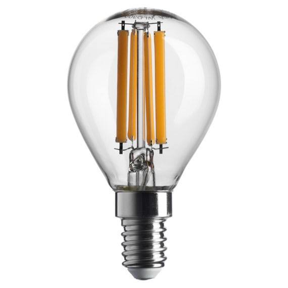 Ampoule LED Dimmable E14 – 4,5W – 470 lm – 4000K Blanc Neutre – Équiv. 40W – Forme Sphérique – à Filament - BOT Lighting