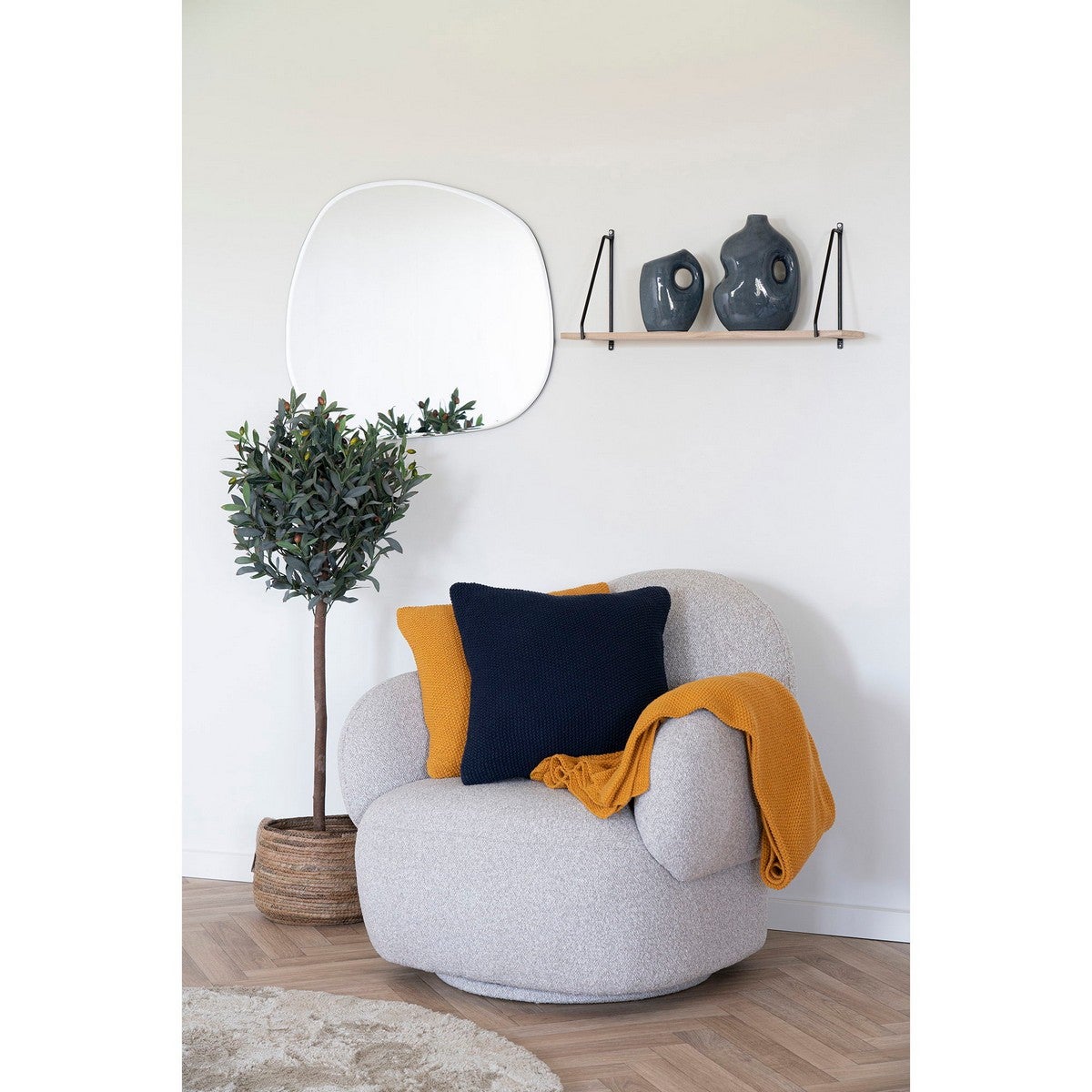 Cuscino Decorativo Santos, Cotone Reciclato, Arancione, Seven Design - 6