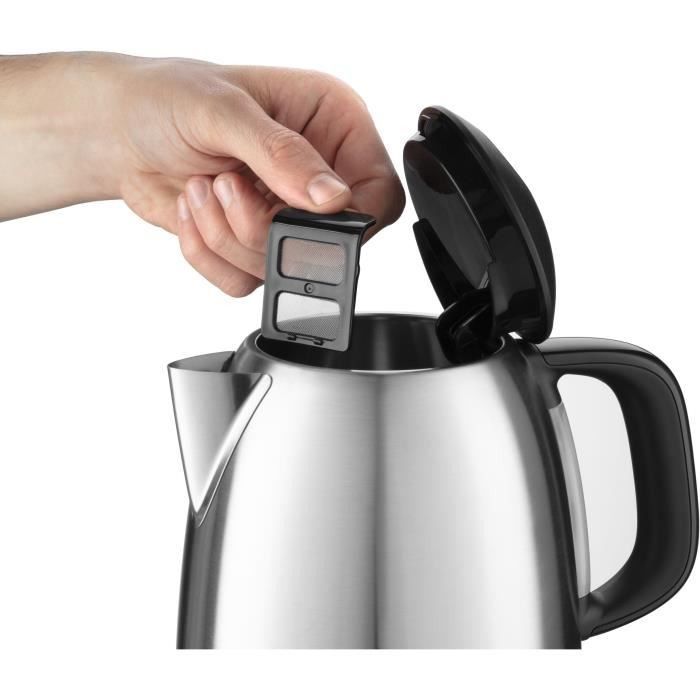 Bouilloire électrique Russell Hobbs 24991-70 1 L Acier inoxydable noir 2400 W - 2