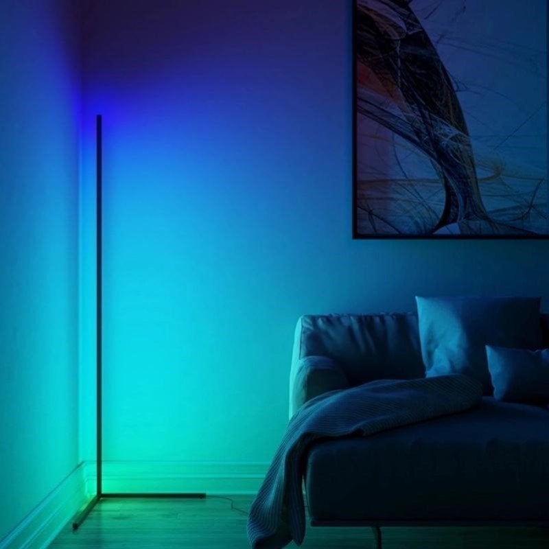 Lampe sur Pied Connectée WiFi RGBW 142cm avec Télécommande - SILAMP - 4