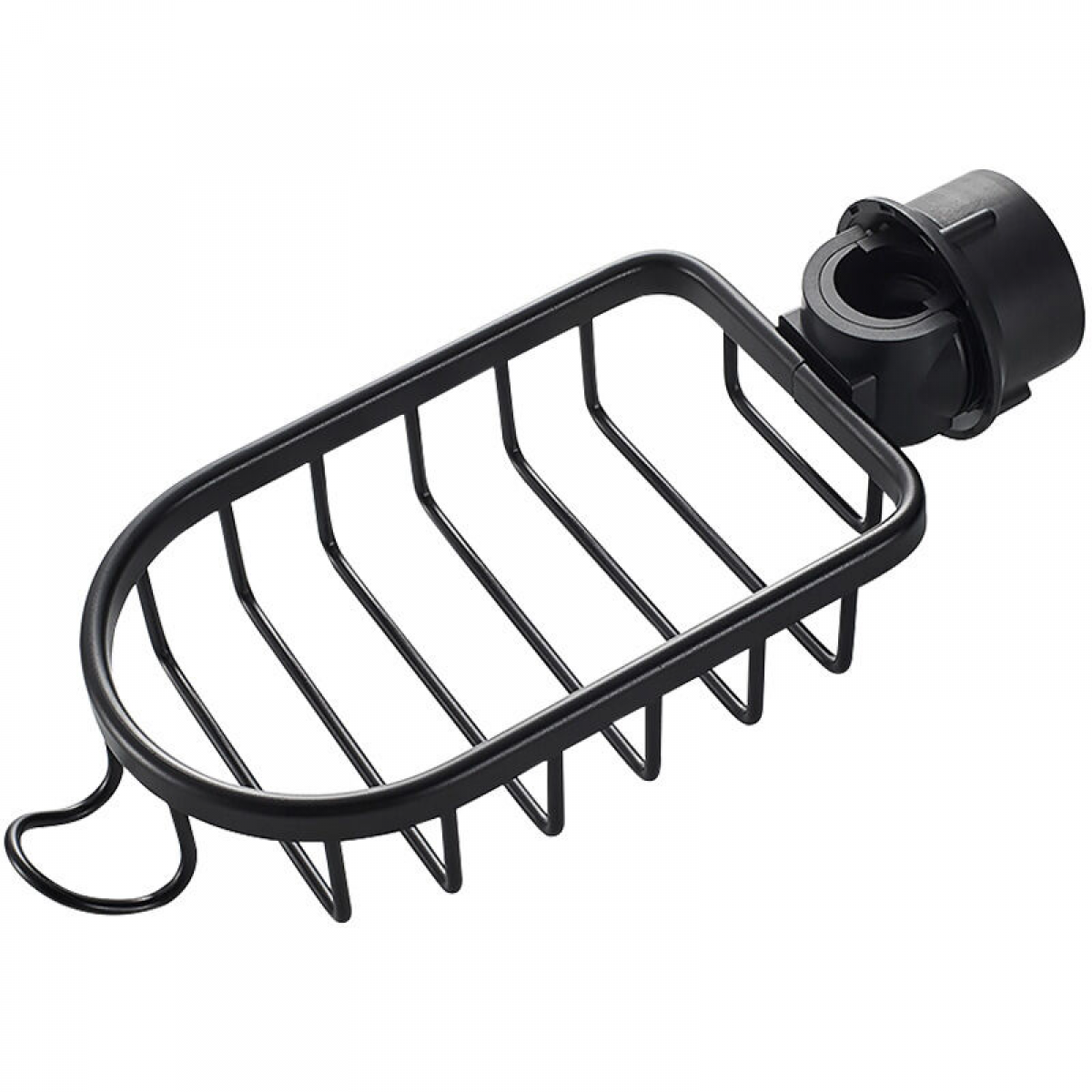 2x Étagère Douche Sans Percage Inox,T-Audace Noir Étagère Salle de Bain Télescopique Inoxydable, Tablette Support Douche, Porte Savon Barre Douche, Se - 4