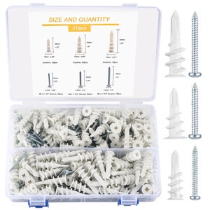 KIT TORNILLOS, TUERCAS Y SEPARADORES NYLON M2,5 M3 NEGRO (210 PIEZAS
