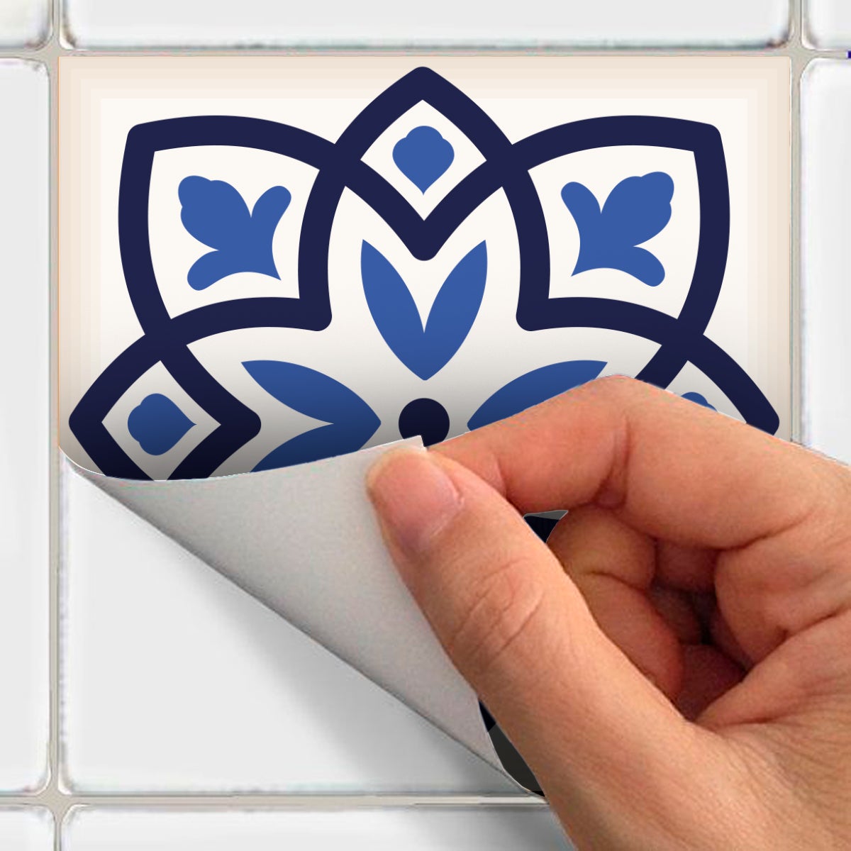 9 adesivo piastrelle azulejos Camila - Sticker adesivo - adesivi murali - 9stickers20x20cm - 5