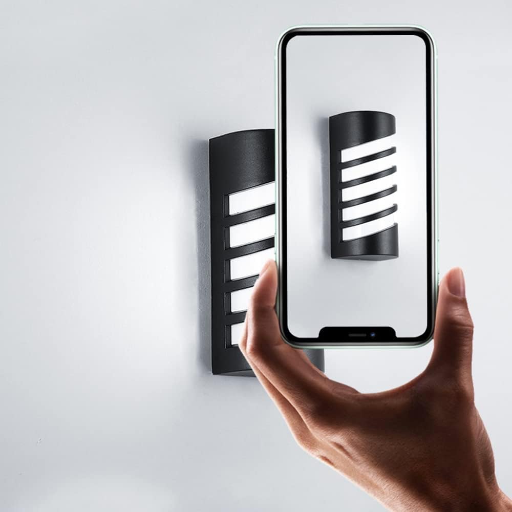 Appliques murales d'extérieur LED 7 W, étanches IP44, luminaires décoratifs Modernes pour Jardin, en Plastique, idéal pour Un Jardin paysager - 8