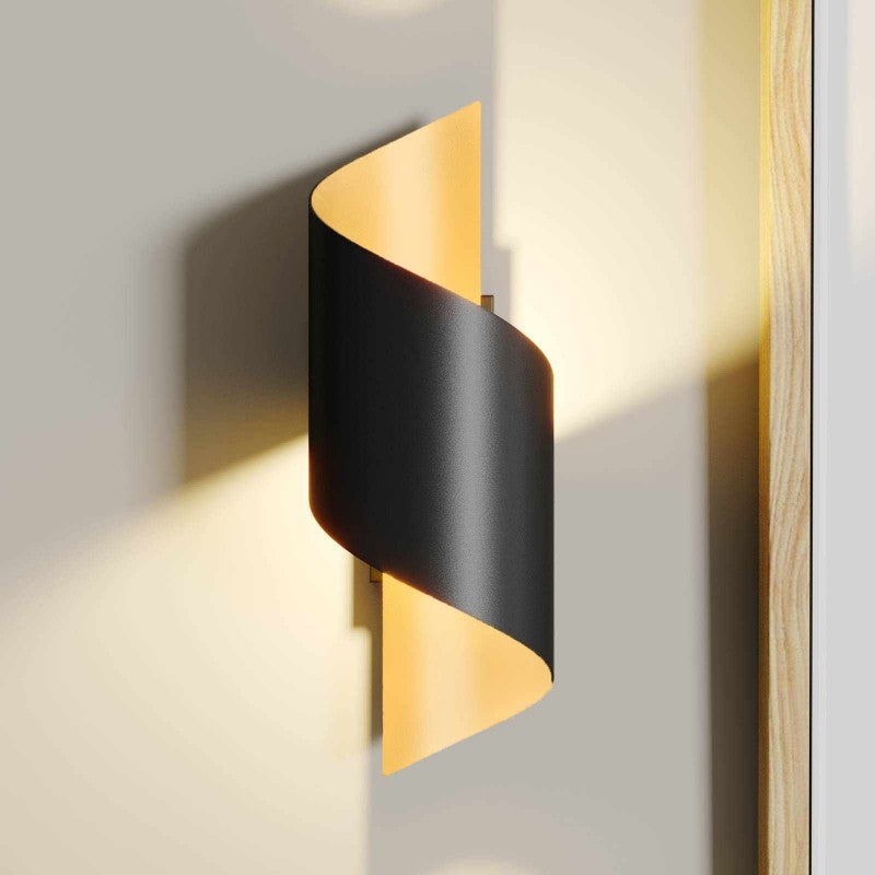 Applique Murale LED Moderne à Double Faisceau G9, Lampe Murale Pour Chambre à Coucher, Salon, Entrée 230 V, Couleur Noire | Leroy Merlin