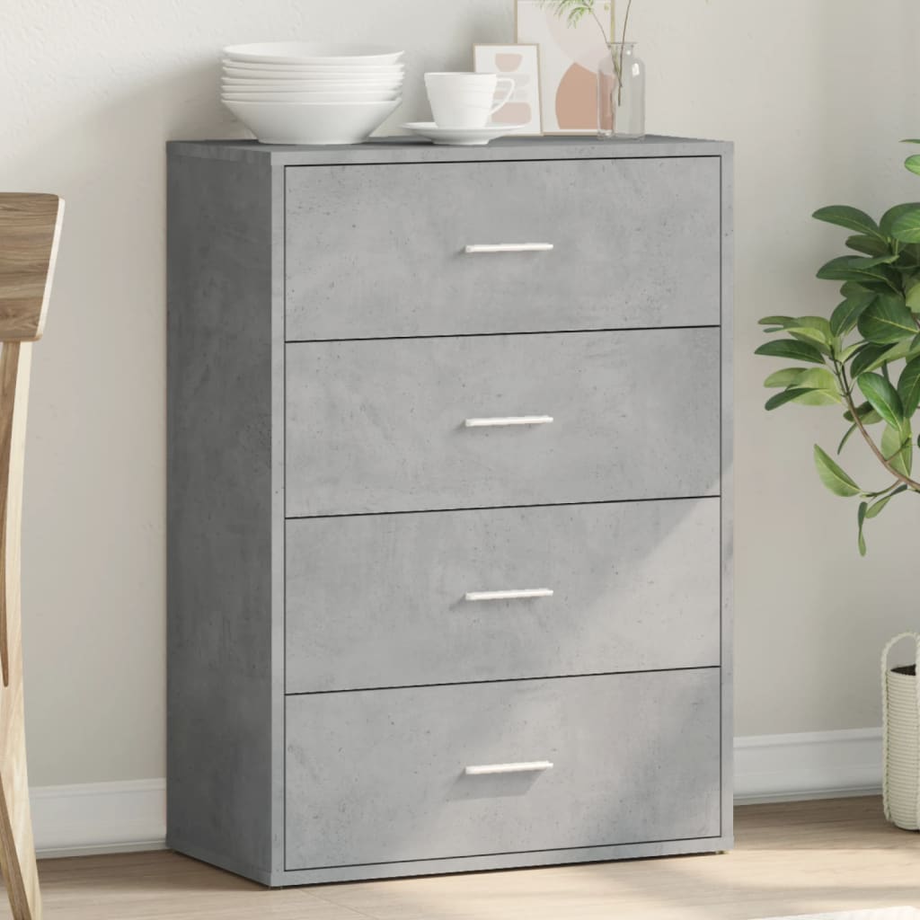 Credenza da cucina Grigio Cemento 30x30x70 cm in Legno Multistrato CFW65573