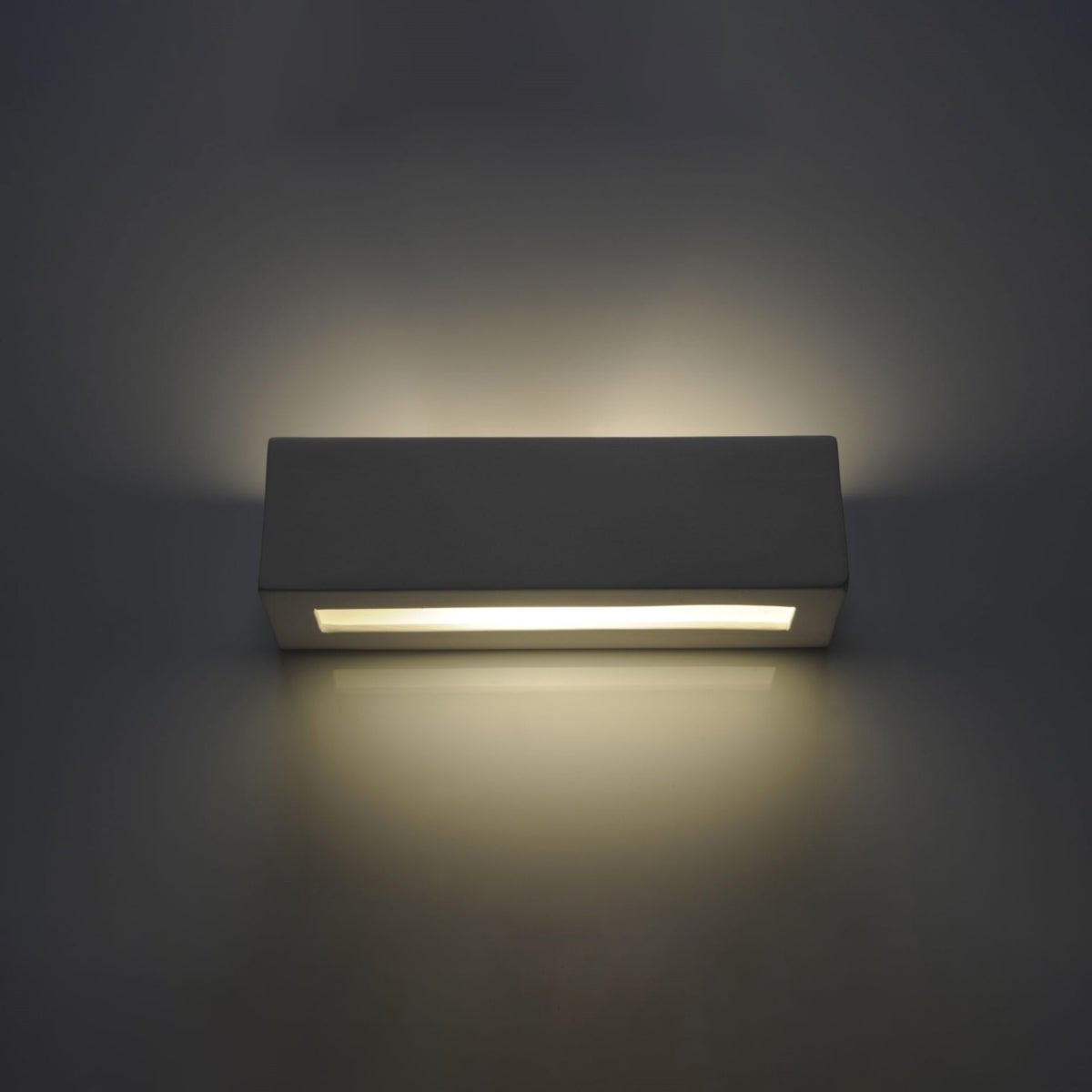 Kinkiet ceramiczny SOLARA LED 3000K - 32.5x9.5x9.5cm Sollux