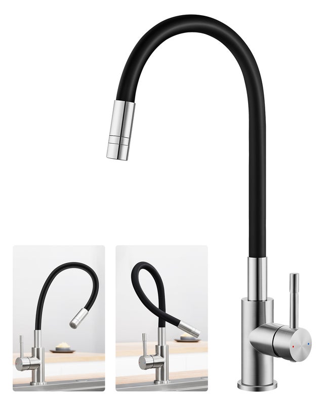 Grifo De Cocina 3 Vias Osmosis Con Agua Fría Y Caliente, Canal