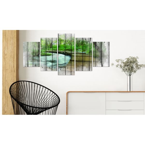 Tableau Forest of Secrets 200x100 cm - 2