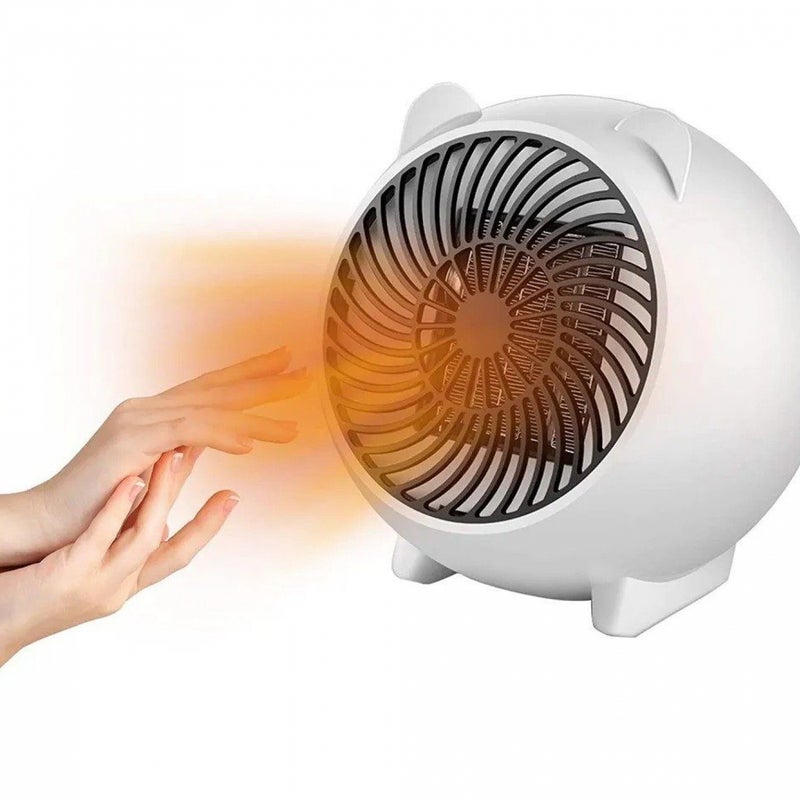 Ogrzewacz powietrza, energooszczędny, cichy salon, 500 W, mini ogrzewacz, elektryczny