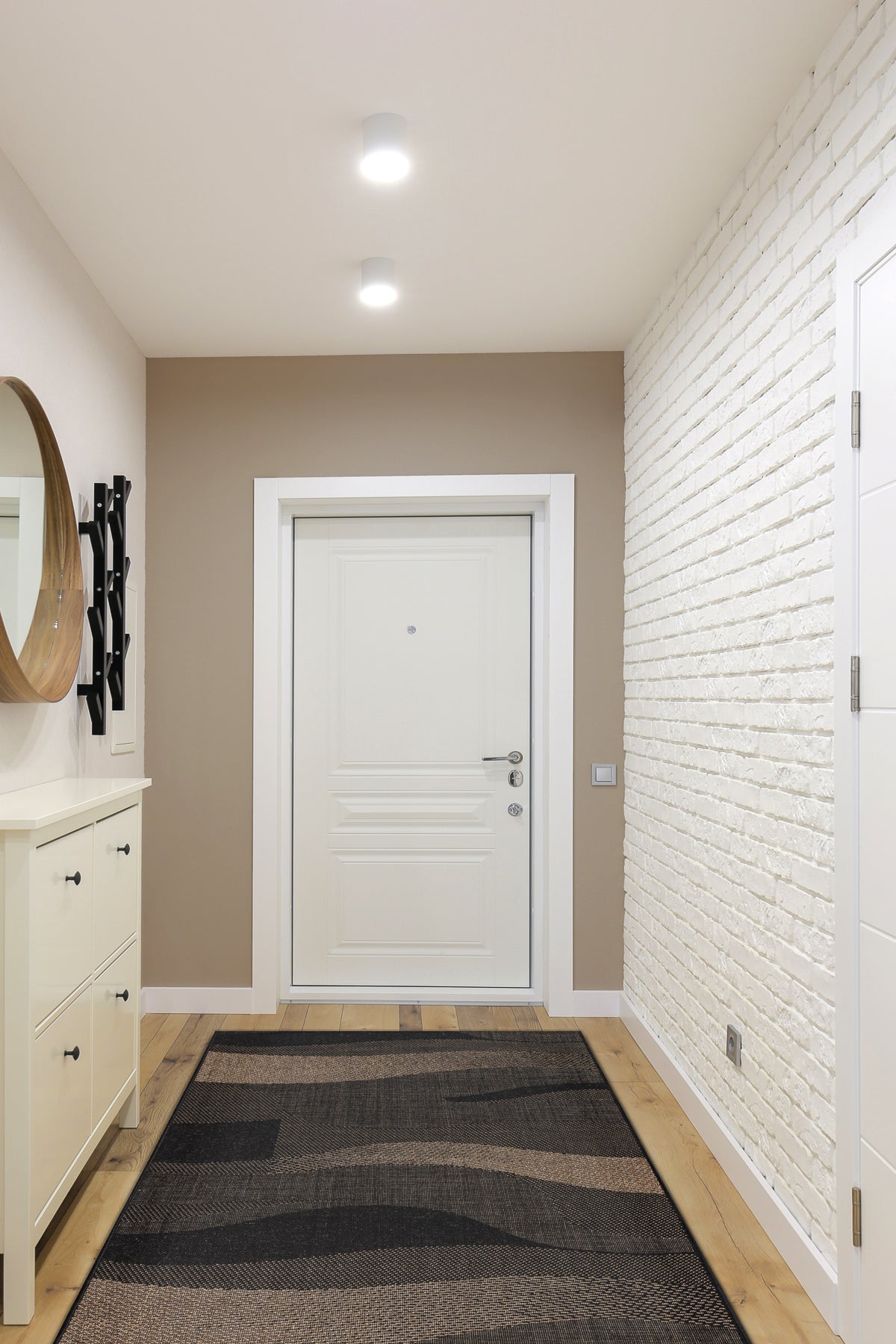 PASSATOIA SIZAL FLOORLUX disegno 20212 nero / coffe 100 cm 100x530 cm - 3