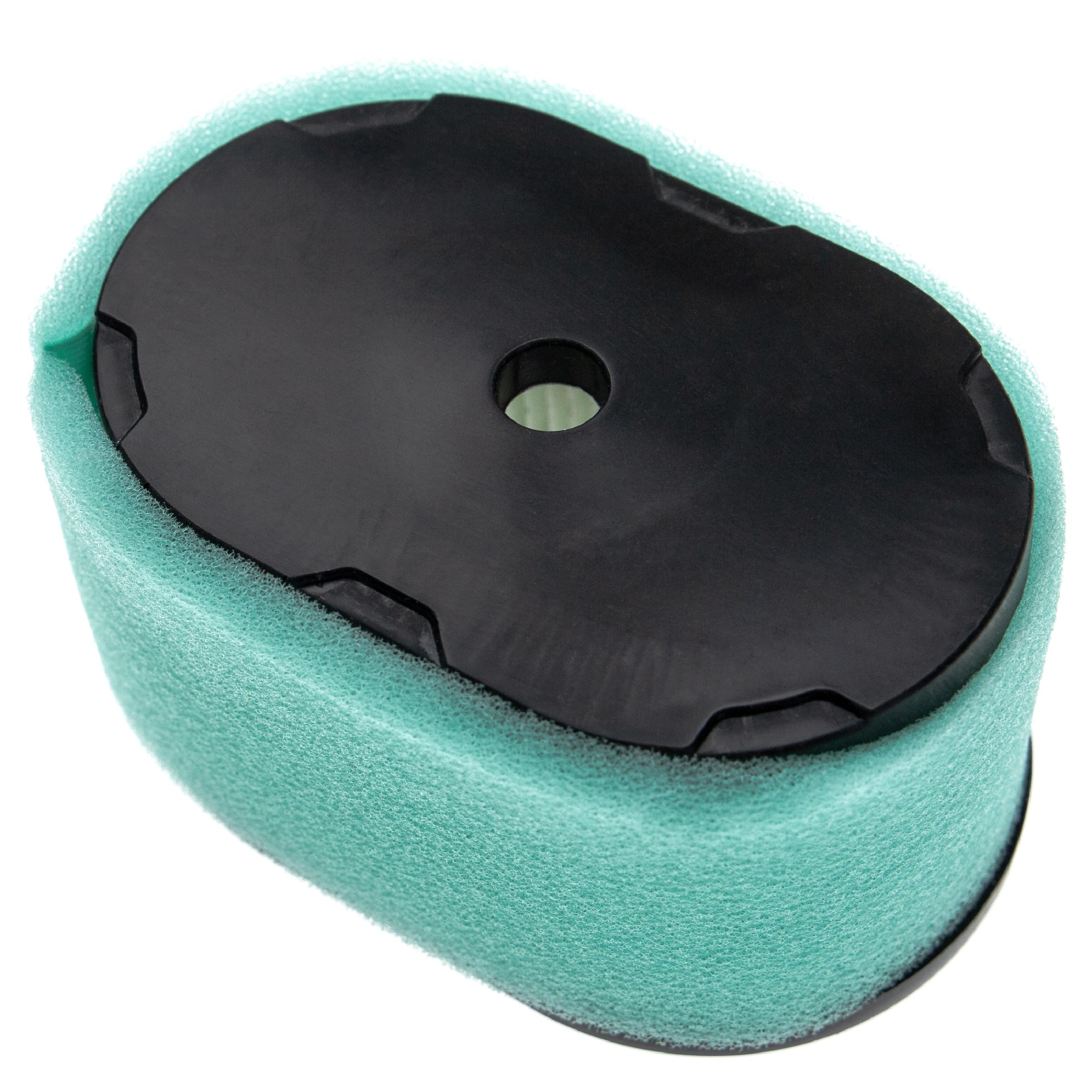 vhbw Set de filtres (1x préfiltre, 1x filtre à air) compatible avec Briggs & Stratton 12V802-1085-E1 moteur pour tondeuse à gazon noir/blanc/turquoise - 2