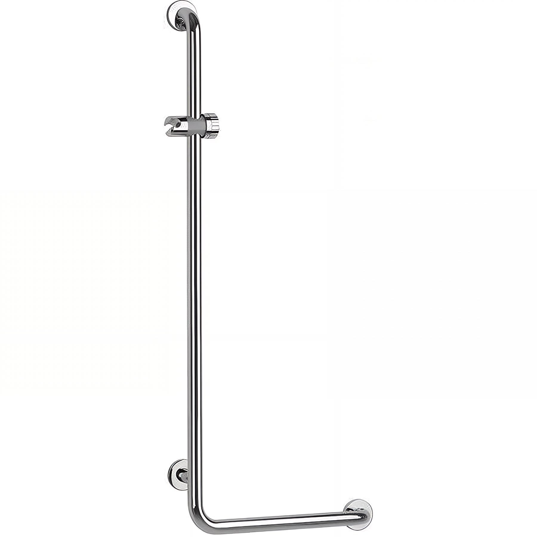 Barre PMR d'appui normes handicapé Gamme PRO PELLET coudée 135