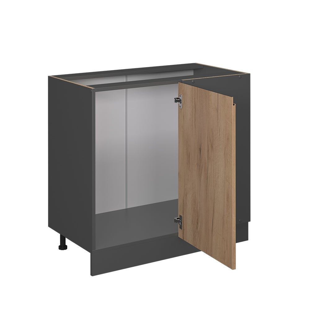 Vicco Meuble dangle R-Line, Chêne de force doré, 86cm J-Shape, sans PT - 4