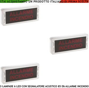 Lampada Telecomando Siemens ILED-HC Per Allarme Antincendio - 500-048809, NUOVA