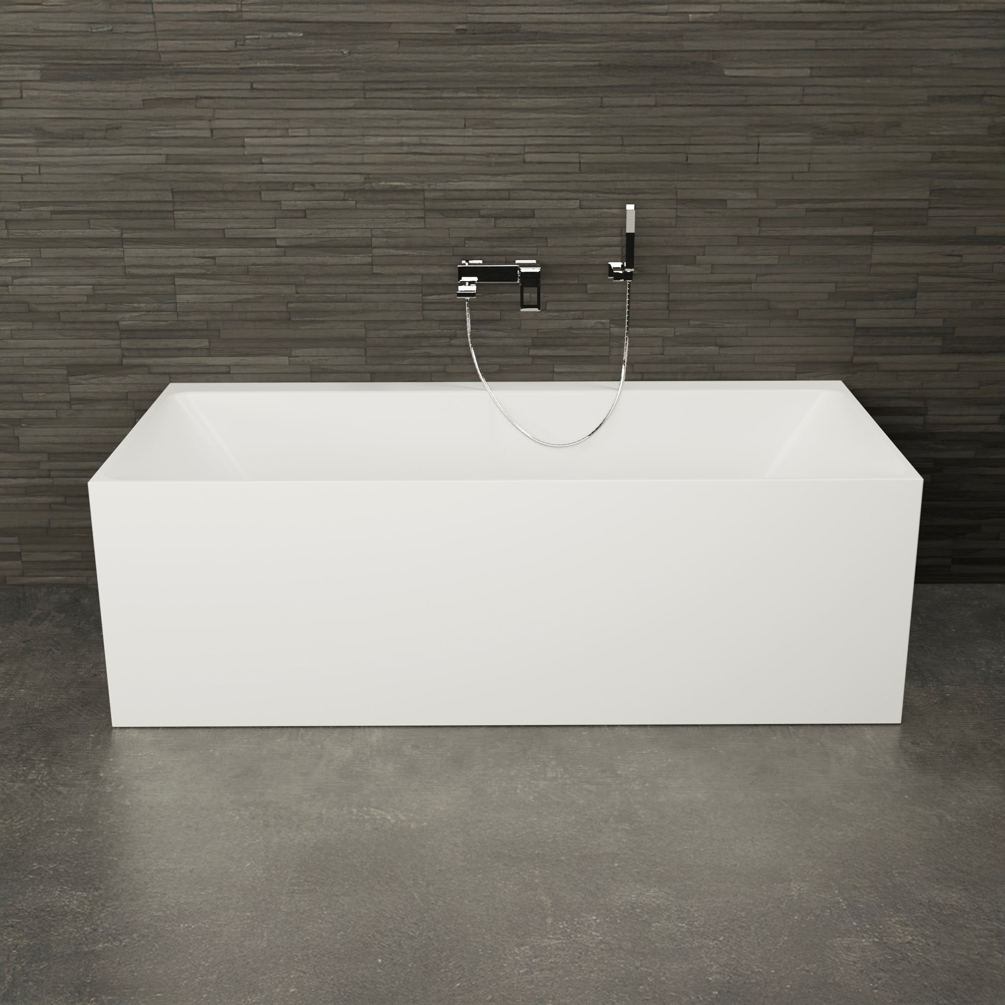 Bañera exenta Cobalt 170 blanche (Blanco) L170 x l75 x h56 cm, by SPALINA - 4