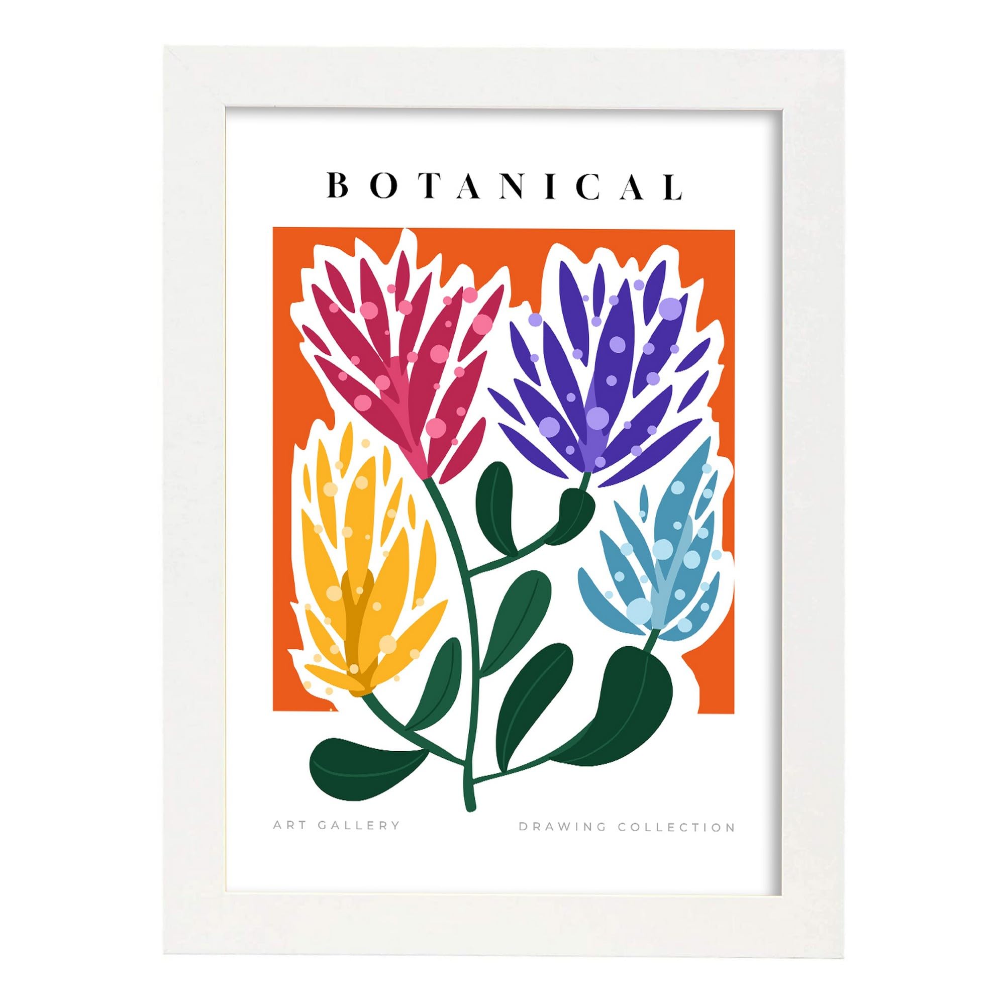 MHARTK66 Quadri Vintage Botanico Soggiorno con Cornice Legno, 20x25 cm Stampe da Parete Pulmonaria Erboristeria Botanica, Quadro Camera da Letto Su Tela Decorazioni Parete Desktop Arte Bagno Ufficio