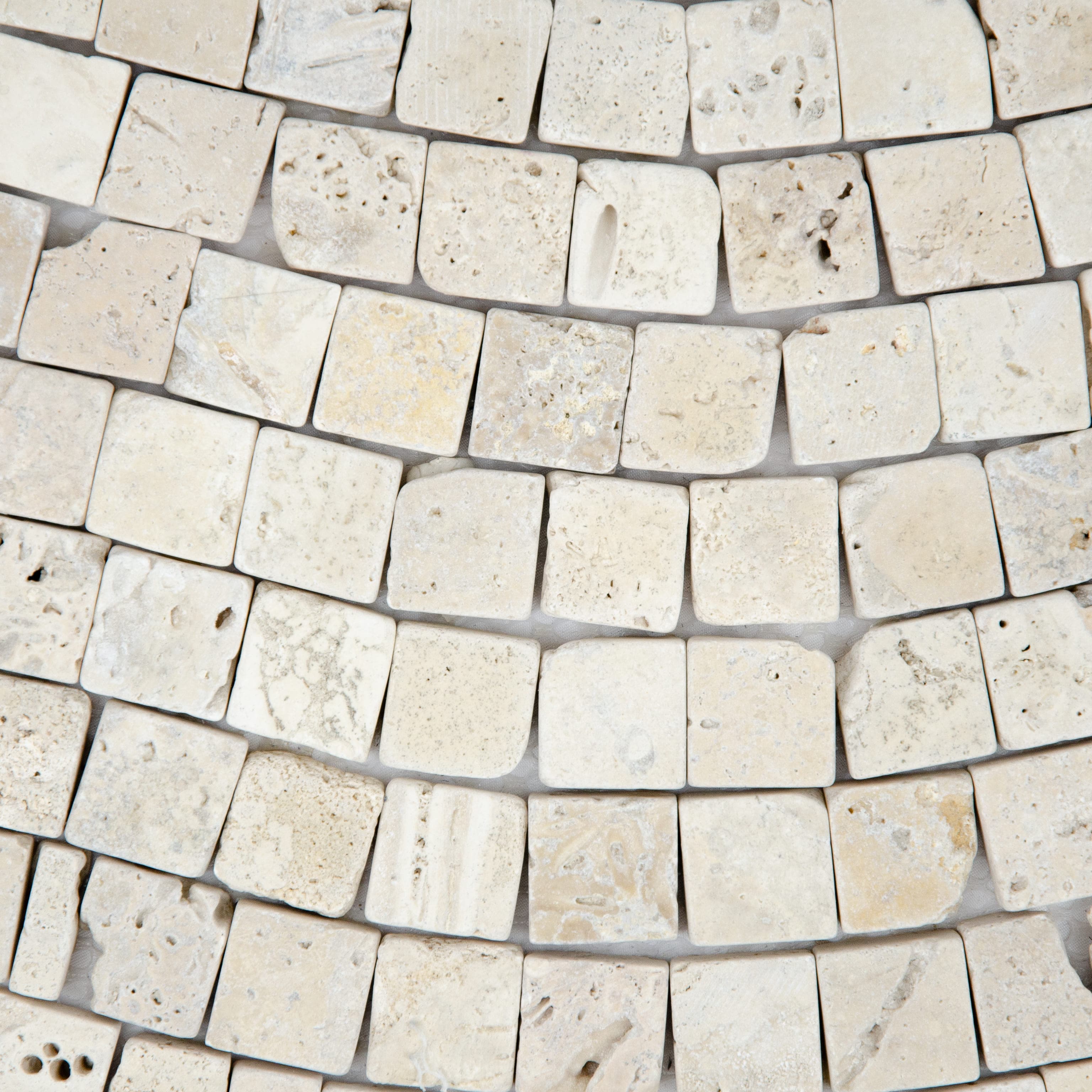 MOSAIQUE TRAVERTIN IVOIRE VAGUE 1 PLAQUE 30,5 X 30,5 CASA LINEA - 3