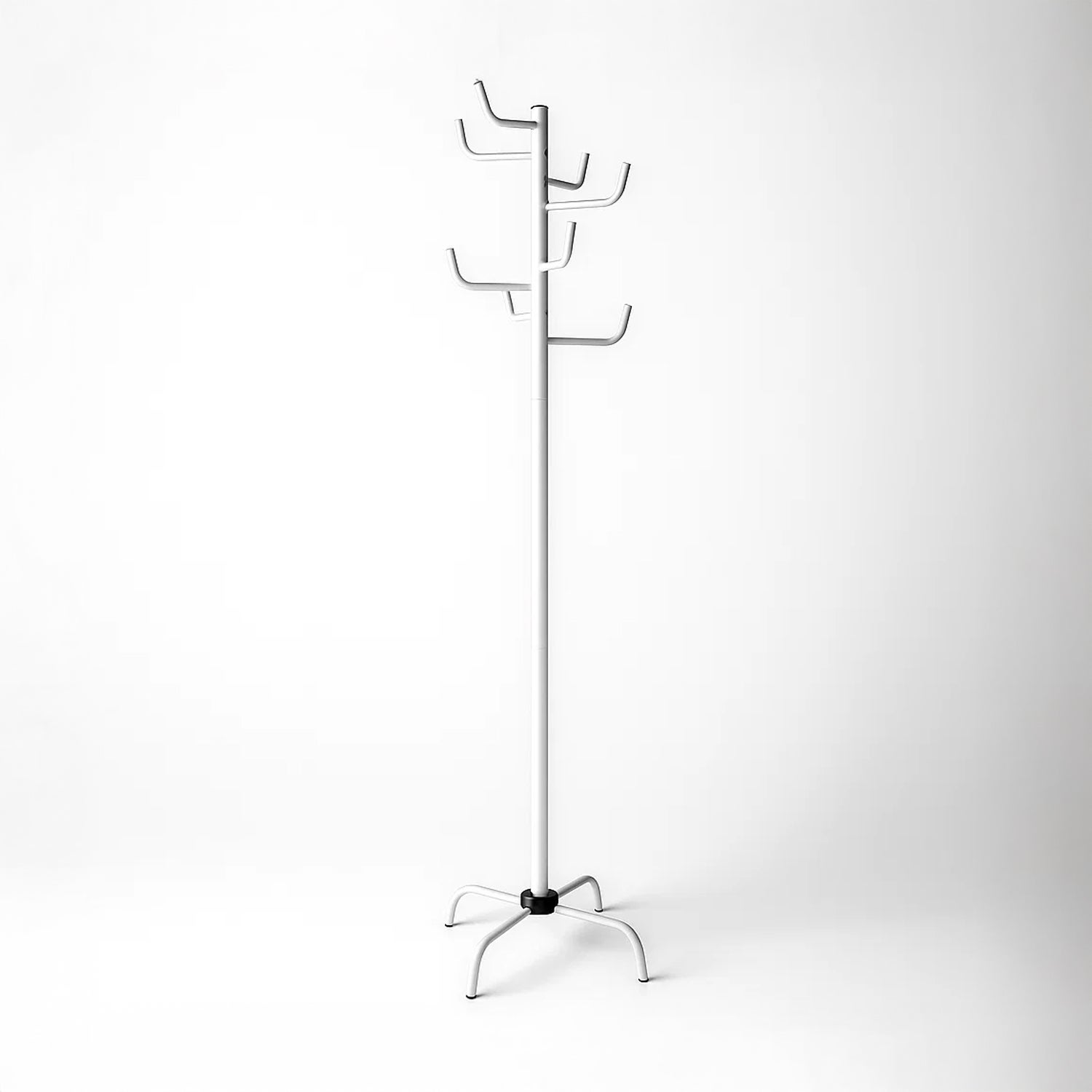 Spacio Perchero Blanco Metálico Röde – 175 cm de Altura –