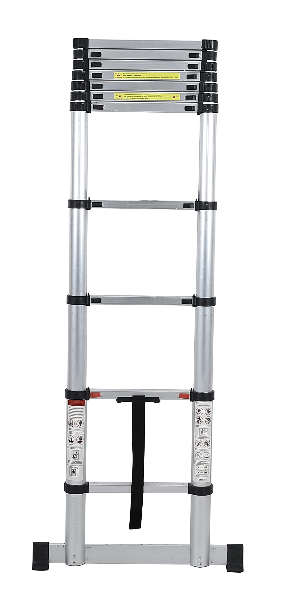 Scala Telescopica Alluminio 3.8 Metri - Pieghevole Con Soft Close - Foto 14