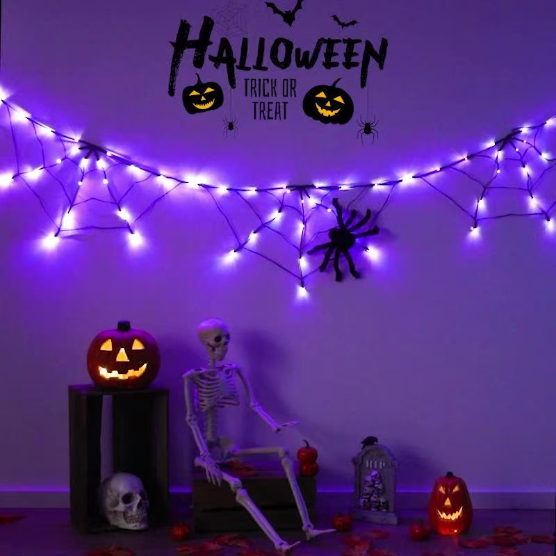 Kisangel Lot De 6 Lutins D'arbre Miniatures Lumineux Pour Fête D'Halloween Mini Citrouille