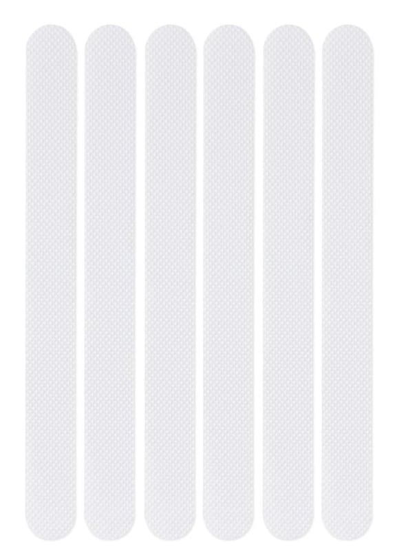 Naklejki antypoślizgowe do wanien, pryszniców i schodów, 2 x 20 cm, 6 szt., białe