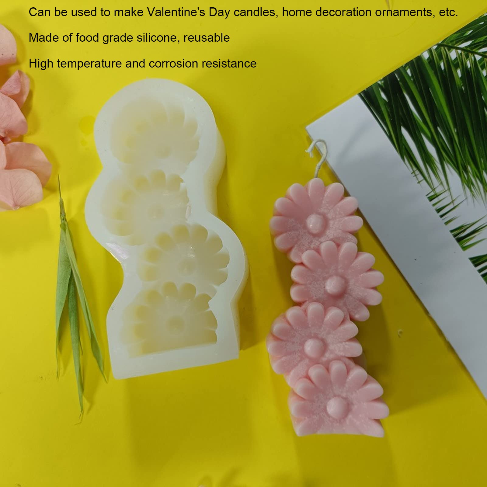 Set Da 3 Pezzi Per Candele, Sapone, Intonaco Fai Da Te