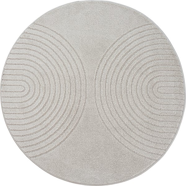 the carpet Elisa tapis de salon moderne, design géométrique, haute densité de velours et agréablement doux, Gris, 140 x 200 cm - 7