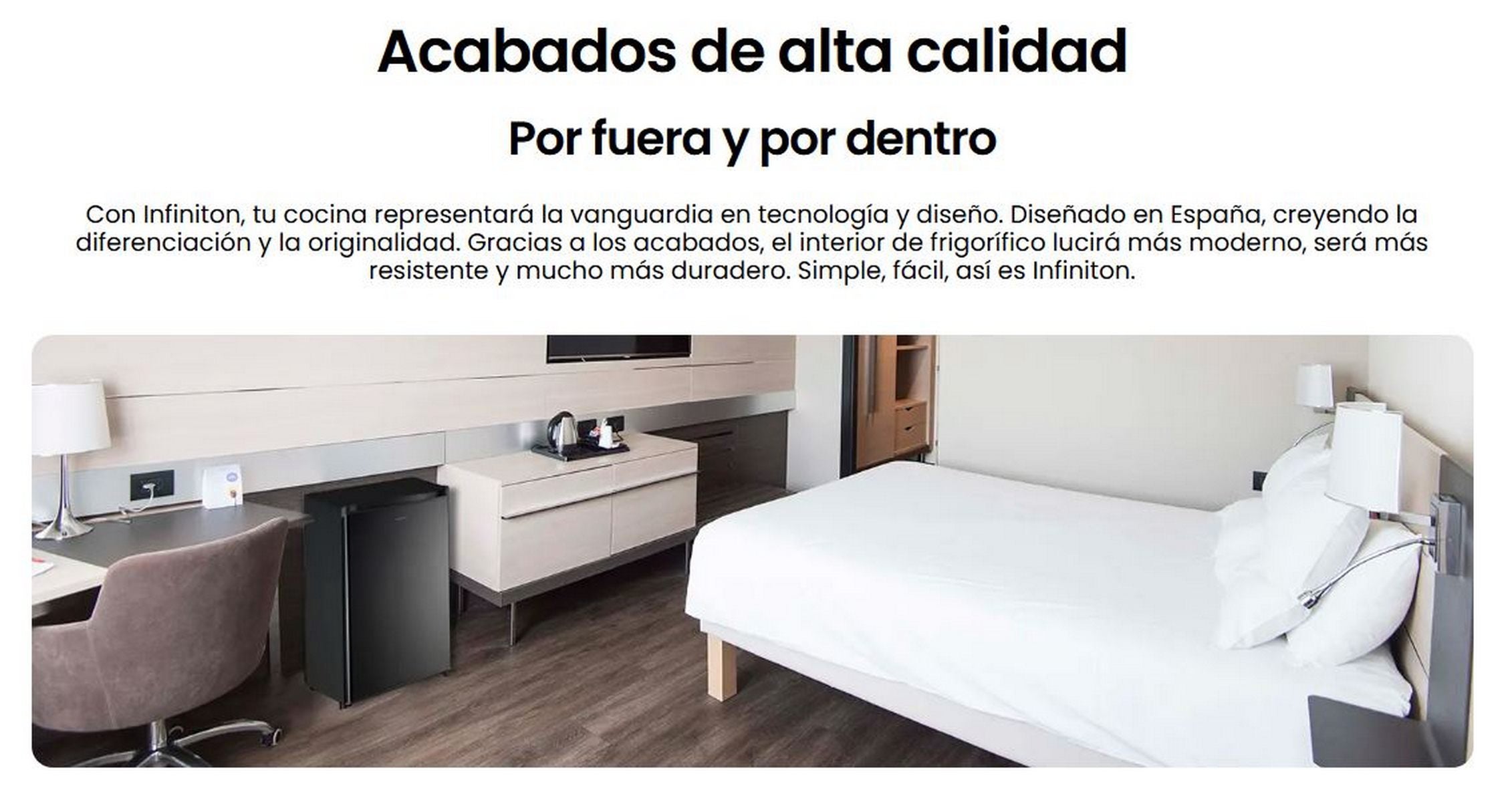Frigorífico de uma porta INFINITON FG-A85N, 88 litros, 83 cm, E, Cyclic, preto - 5