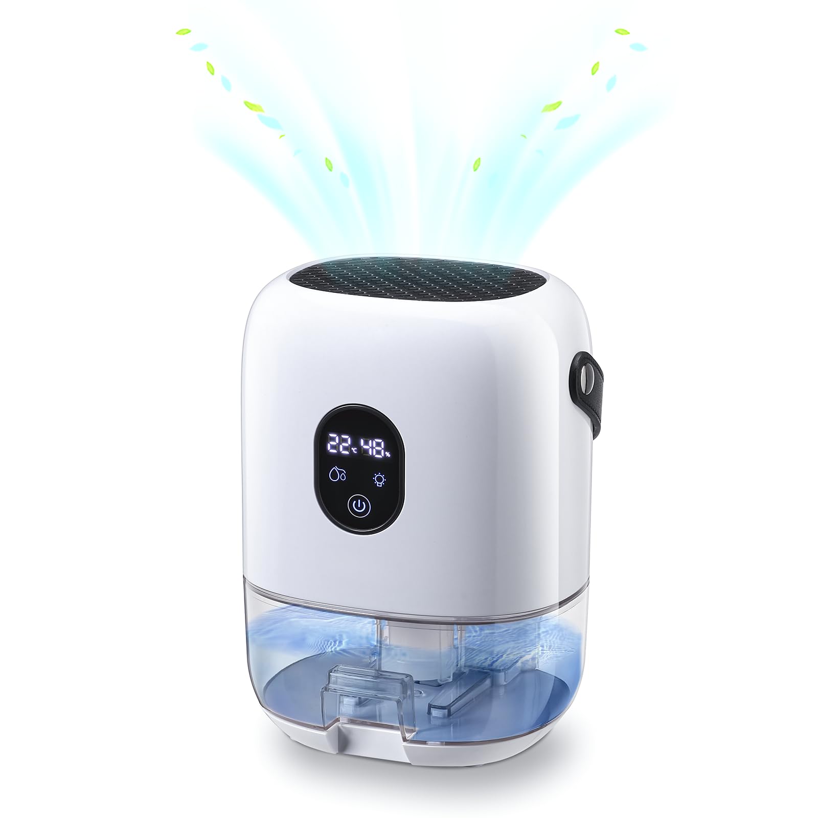 Deumidificatore Portatile 1000 Ml Con Luce Notturna – Silenzioso, Spegnimento Automatico, Perfetto Per Camera E Cantina