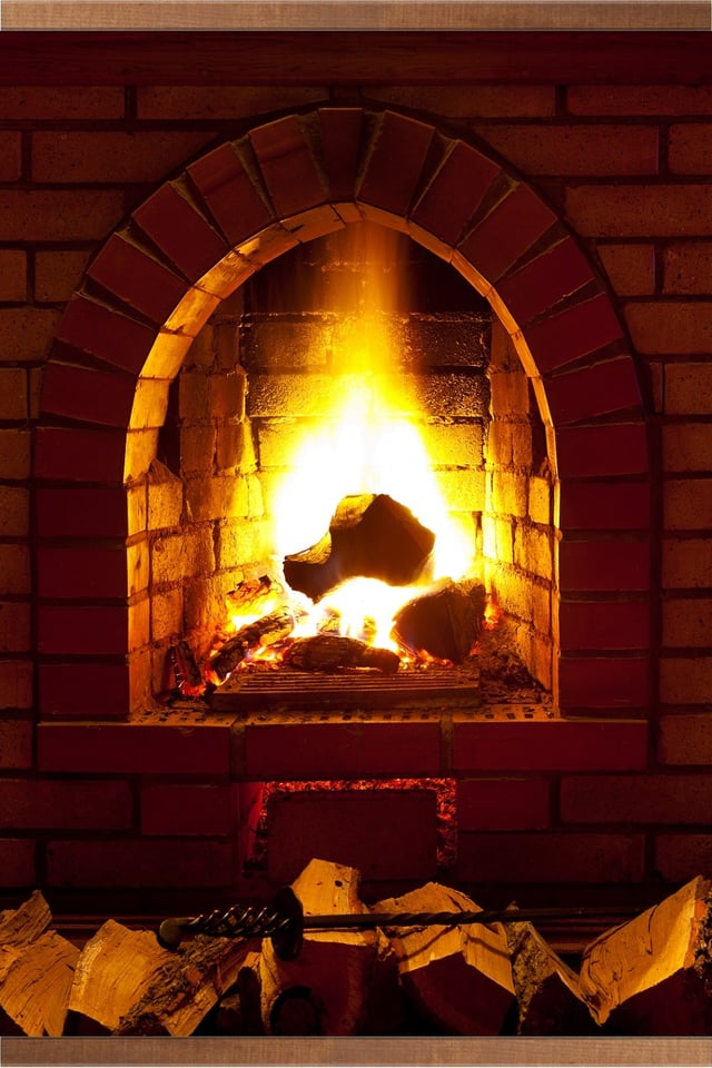Calentador de infrarrojos de pared Chimenea