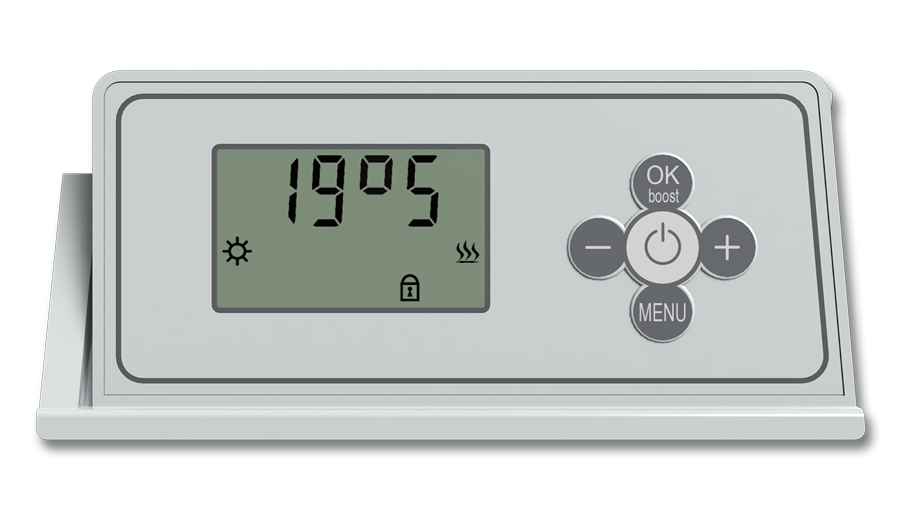 Radiateur Électrique LCD Céramique Gris Anthracite 1000W - 4