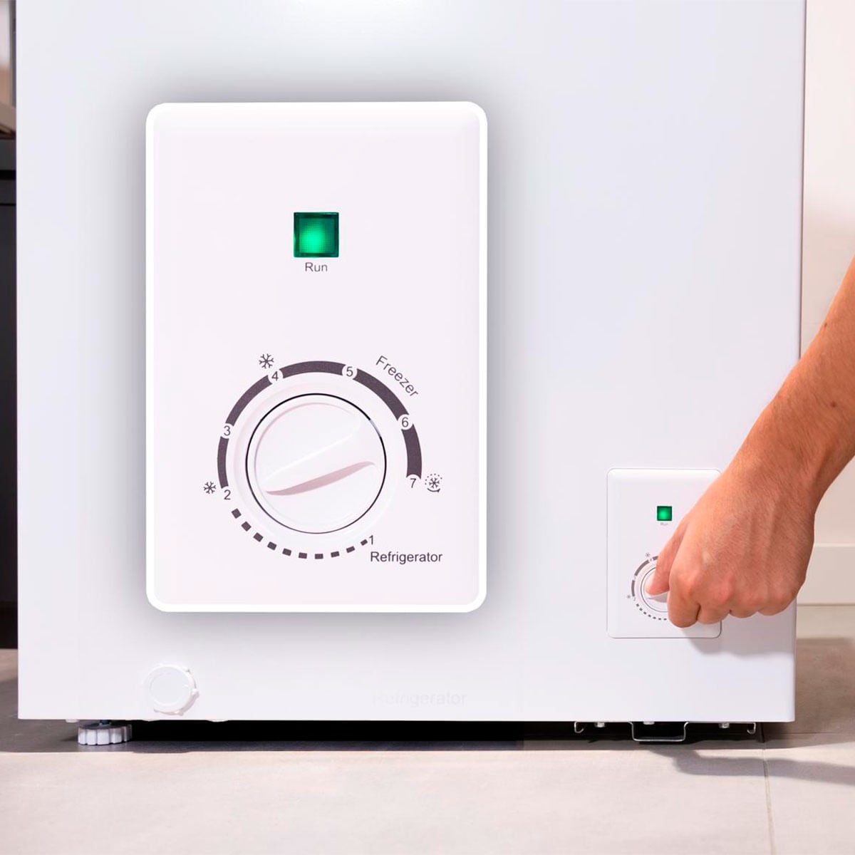 Arcón congelador Cecotec Bolero CoolMarket Chest 99 white E 99L Dual Function E blanco 83,5 cm - 4