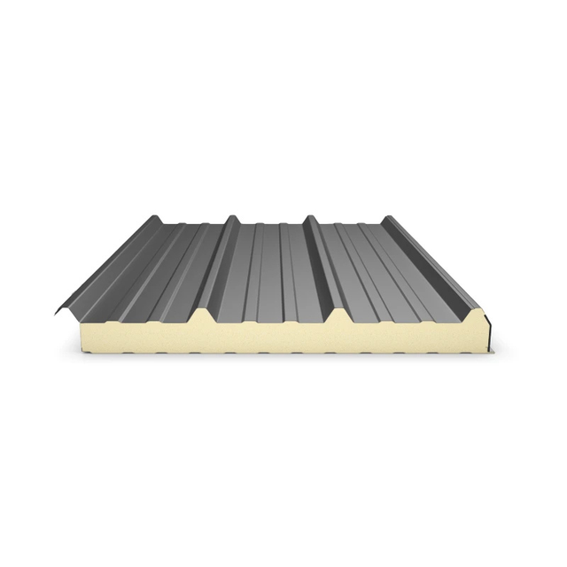 Panneau Sandwich isolé 40mm Ondatherm T RAL 7016 - ARCELOR 5.10 m